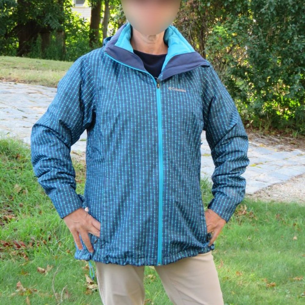 Large Women's Columbia 3 in 1 Winter Ski Waterproof Jacket / coat